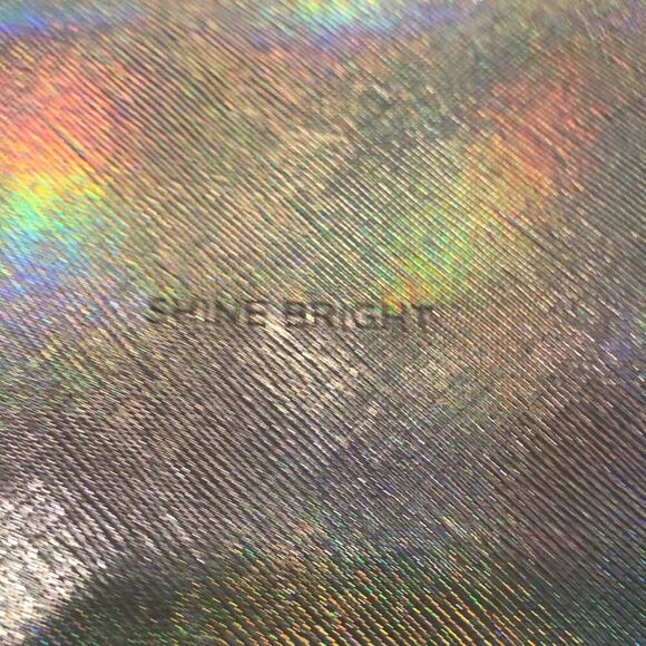 ESTELLA BARLETT Silver Metallic Clutch “Shine Bright” Size Medium NWT - Picture 2 of 5